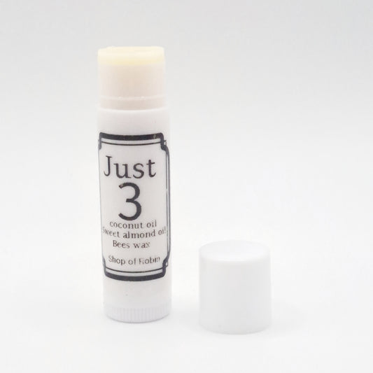 Just 3 lip balm