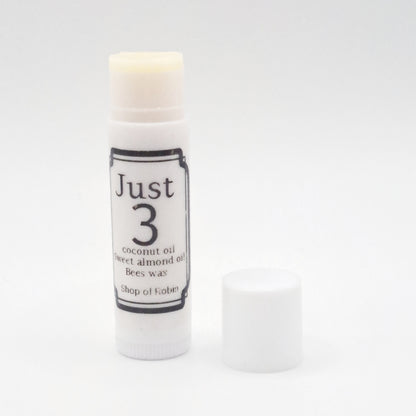 Just 3 lip balm